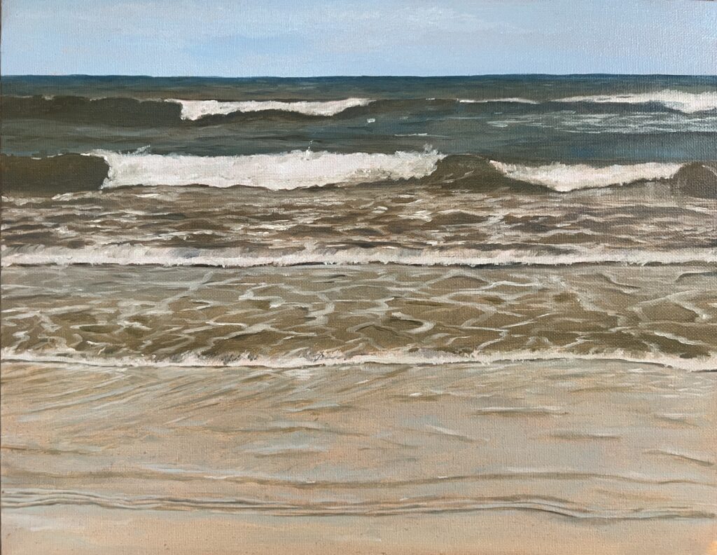 jacksonville ocean oil painting