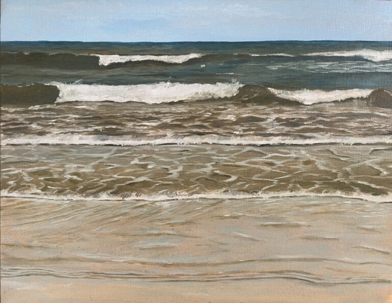 jacksonville ocean oil painting
